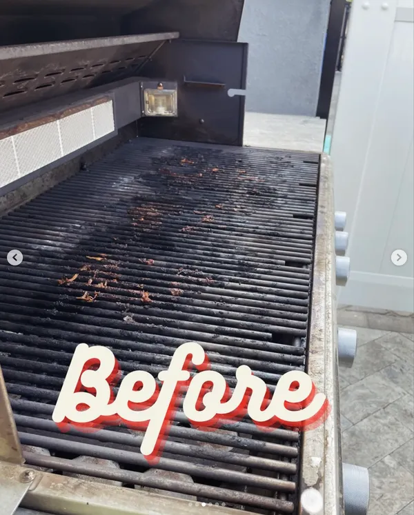 CAST IRON DEEP CLEAN before cleaning in TEMPE, AZ